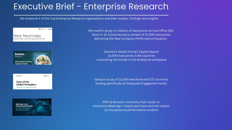 CEO Immersive meetings insight - Why Meta & Microsoft 