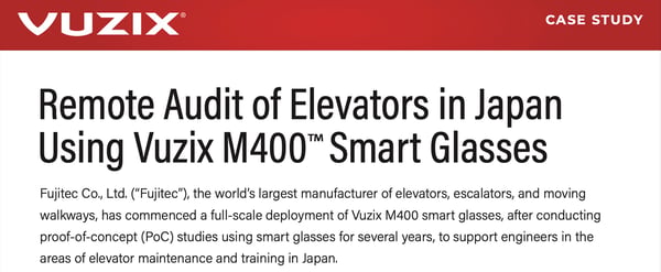 Vuzix M400 Medical Case Study Vuzix M400 Medical Case Study