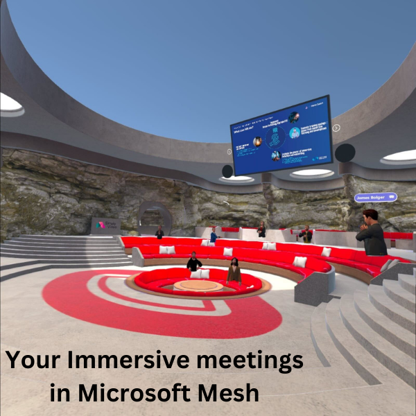 Microsoft Mesh immersive meetings